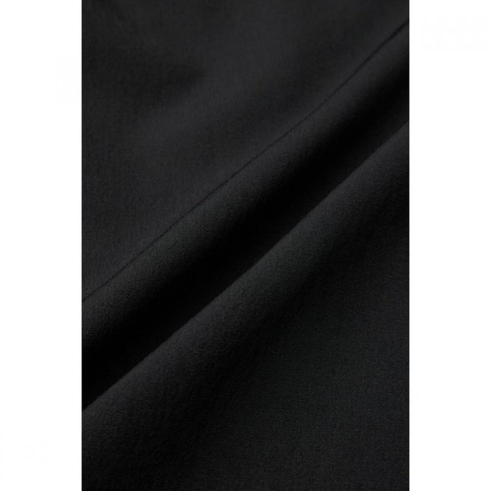 Customellow Black Baggy Pants Two Tuck C9pam26301bkx