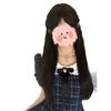 Summer new college plaid girly dress female sweet age-reducing small doll collar A-word skirt