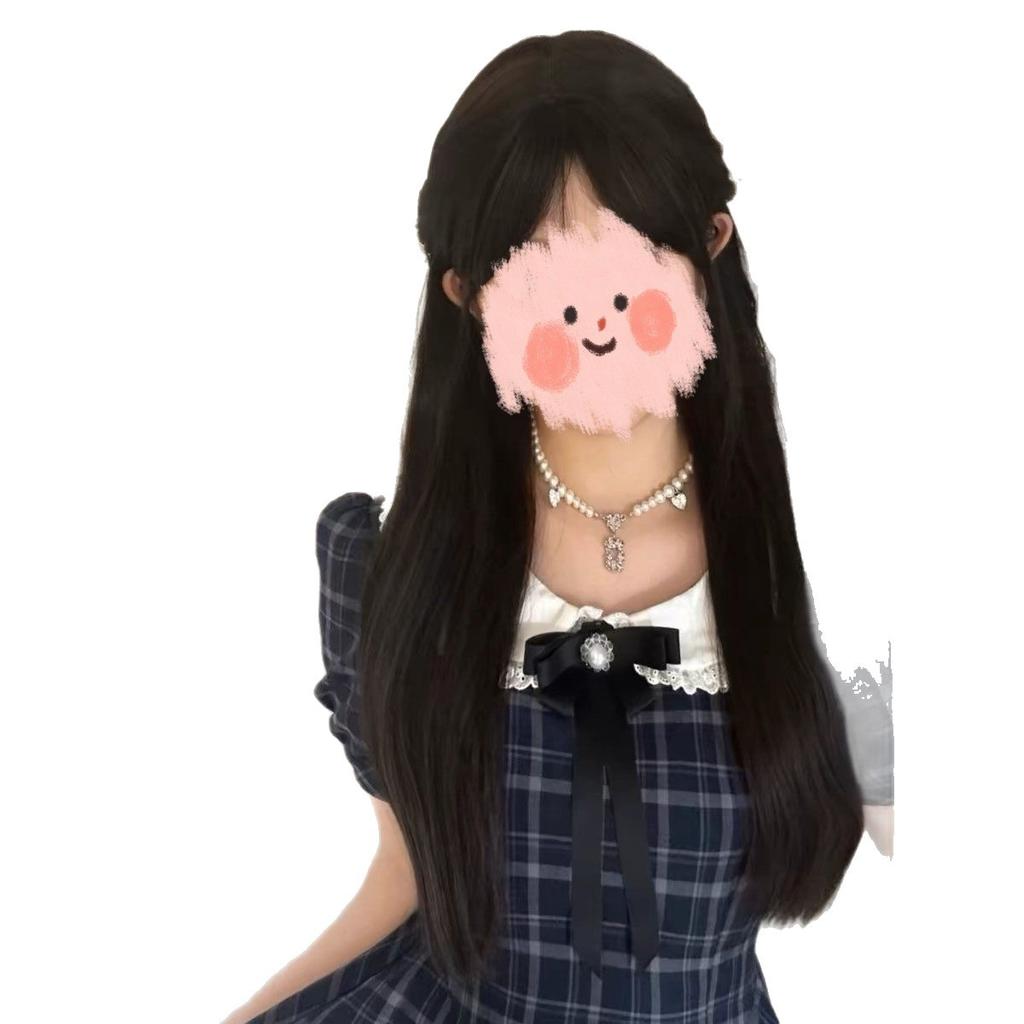 Summer new college plaid girly dress female sweet age-reducing small doll collar A-word skirt