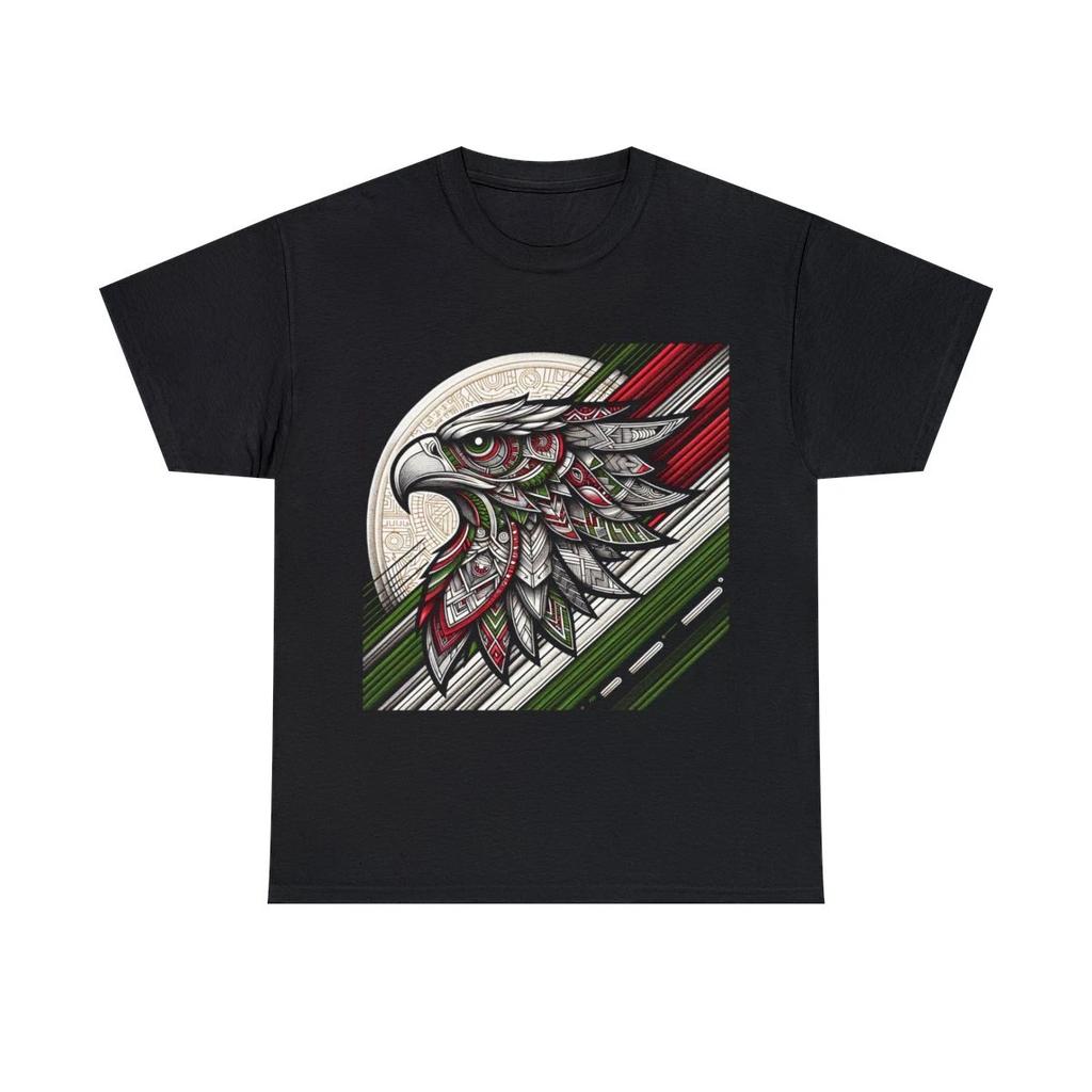 Unisex Adult New T Shirt Mexico Aztec Southwestern Pattern Eagle Graphic Tee
