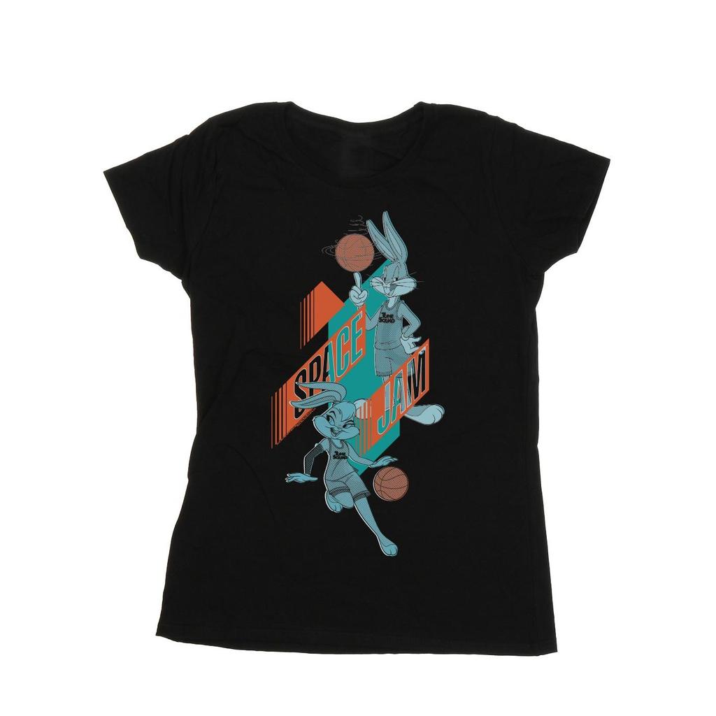 Space Jam: A New Legacy Womens/Ladies Bugs And Lola Balling Cotton T-Shirt