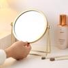 Special Edition High-End Desktop Makeup Mirror - Elegant Round Design for Dressing Tables, Bedrooms, and Dorms