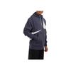 Nike Oversized Logo Print Hooded Jacket Men Outerwear Dark-Blue DD6088-437