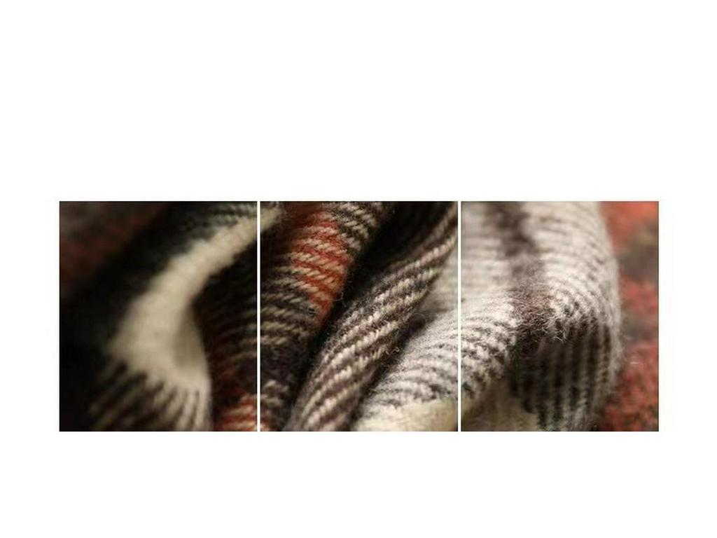 Women's Autumn 2025 Plaid Wool Mid-Length Loose Shirt