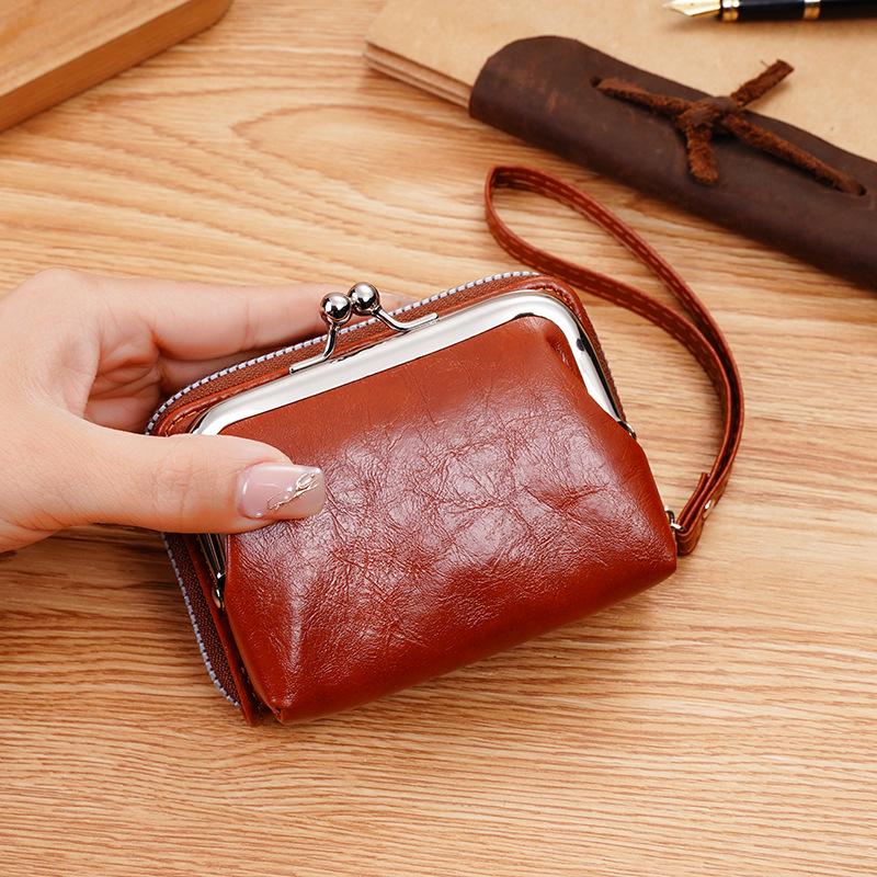Women's Multi-Card Wallet Clutch with Snap & Zipper