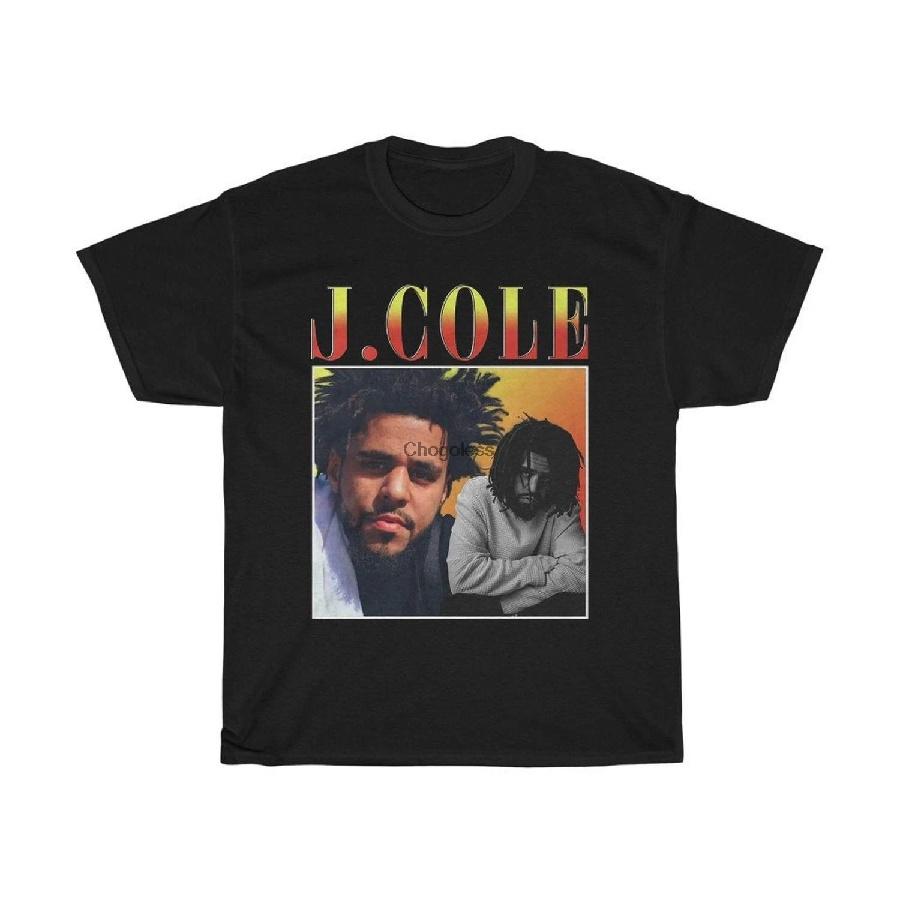 J Cole Unisex Heavy Cotton Tee DMN Vintage Black