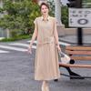 Summer 2026 Fashion: Mom's Short Sleeve Top & Stylish Skirt Set for Middle-Aged and Elderly