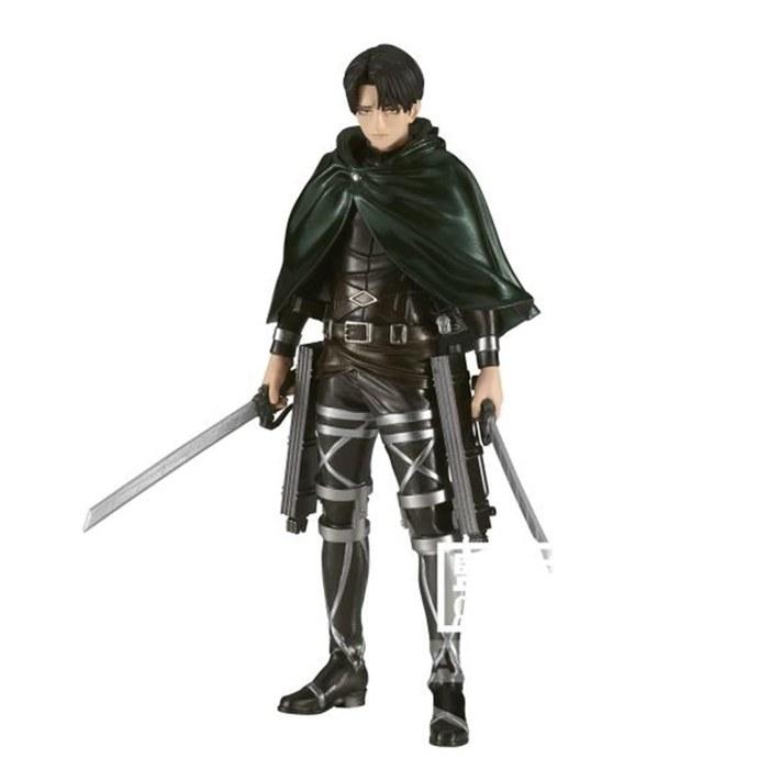 Banpresto Attack on Titan Levi 10th Anniversary Ver. Black 6.3 inches
