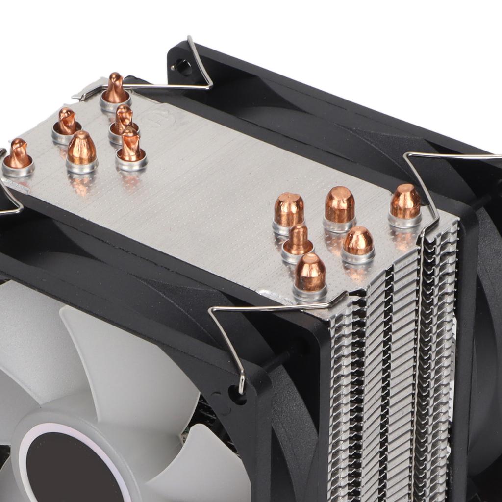 CPU Cooler RGB Lighting Effect Direct Contact Silence Widely Used Computer CPU Cooling FansDual Fan