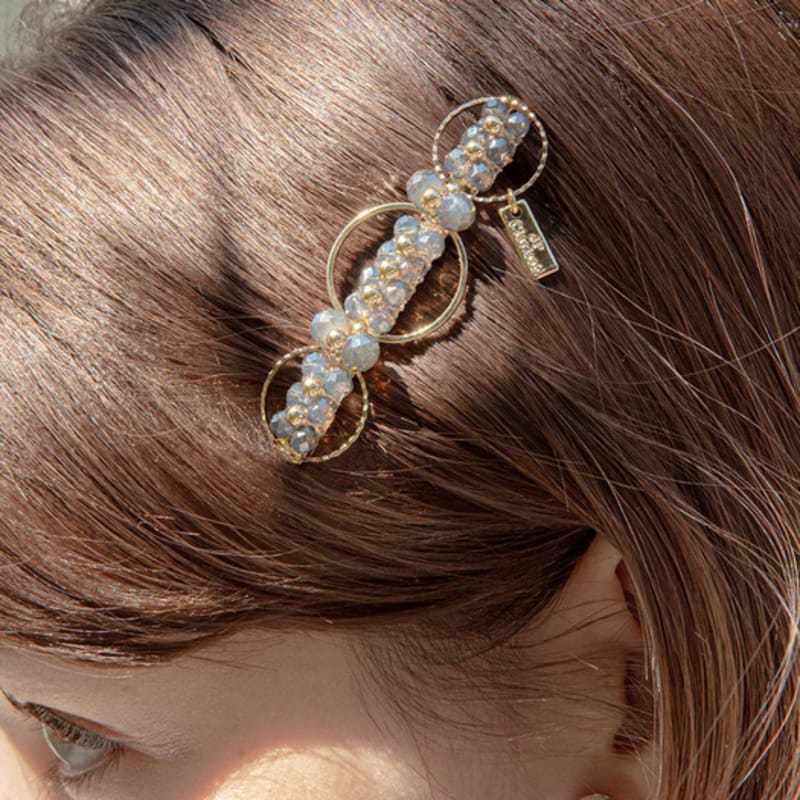 Jean Paul Clarisse Gold Ring Bead Hairpin-S LFSL0200