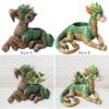 Dragon Statue Plant Containers Gift Dragon Flower Pot for Desk Garden Home