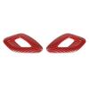 Red Carbon Fiber Interior Door Handle Cover Trim Fits Dodge Challenger 2011+ T