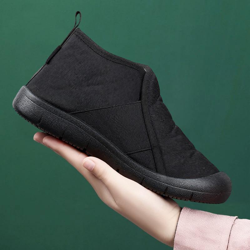 Cotton shoes women's new warm short boots piled thickened snow boots casual versatile women's cotton boots cold-proof and comfortable boots