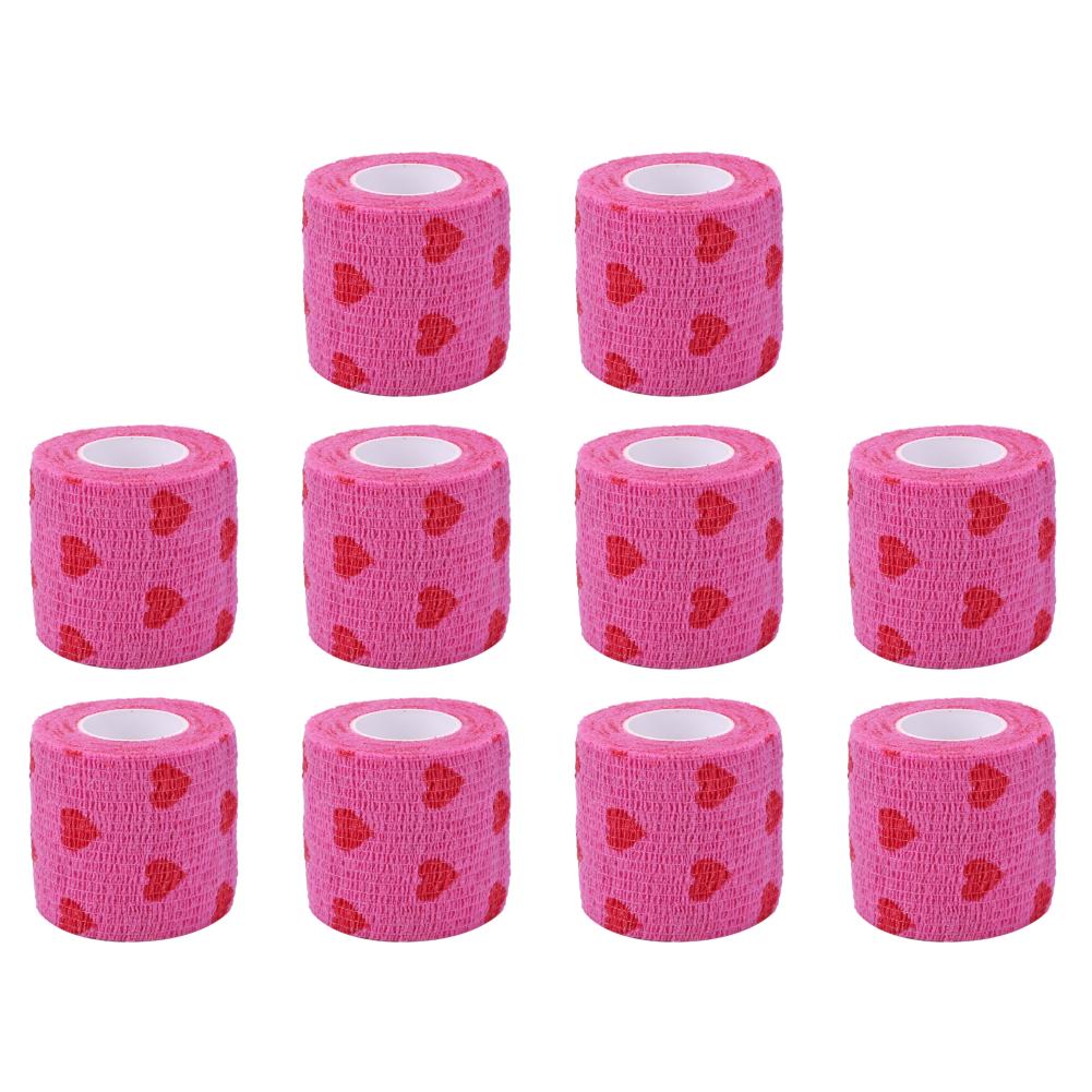 5/10Pcs 5/7.5/10cm Pet Medical Bandage Self Elastic Adhesive Athletic Tape Wrap Finger Joints Athletic Protective Kit Pet Supply