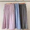 New Arrivals Open Run Women Stripe Flare Long Skirt Big Size