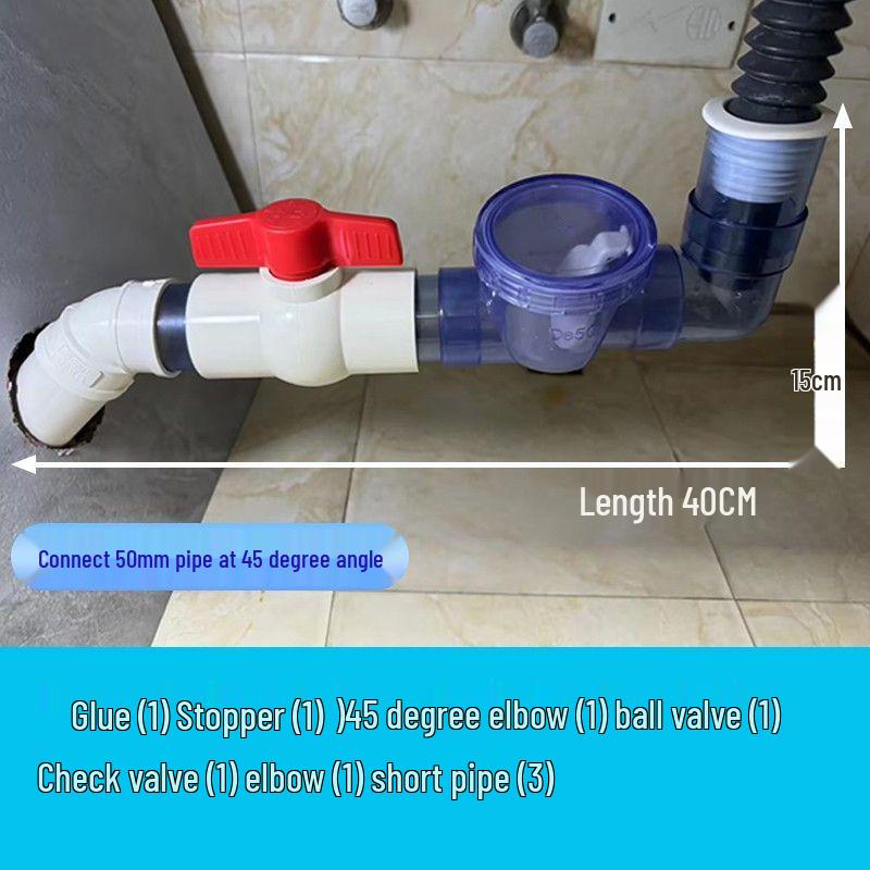 

Кухонний та Ванний Односторонній Зворотний Клапан для Зливу (50/75) Запобіжник зворотного потоку