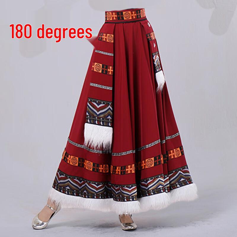 Women s Tibetan Dance Performance Costume M