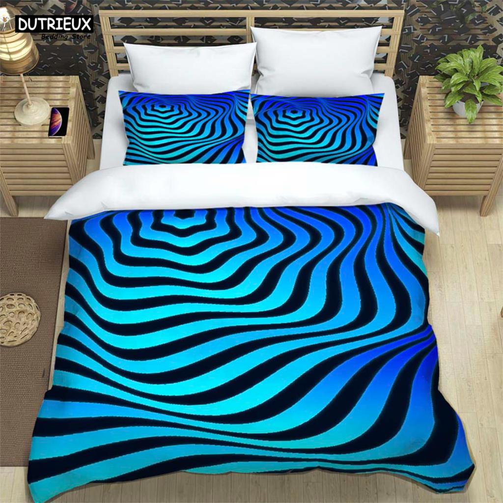 3D Modern Abstract Geometric Minimalist Printed Bedding Queen Bedding Set King Size Bedding Set Soft And Comfortable