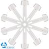 36-12 Packs Plastic Pool Joint Pins with Rubber Seals for Intex Round Metal Frame Connector Nail Pin Swimming Pool Accessories