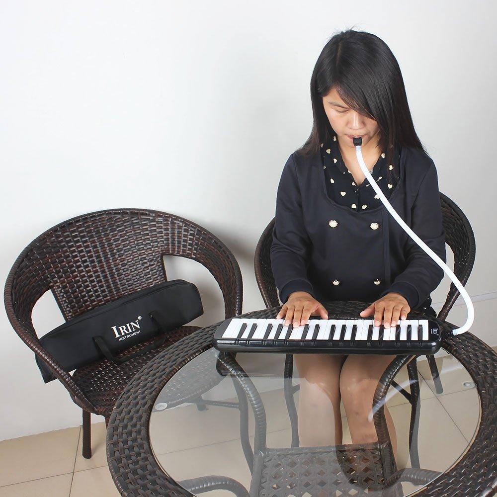 HEIYE Pianica 37 Piano Keys Keyboard Harmonica with Carrying Bag for Students, Beginners, and Children
