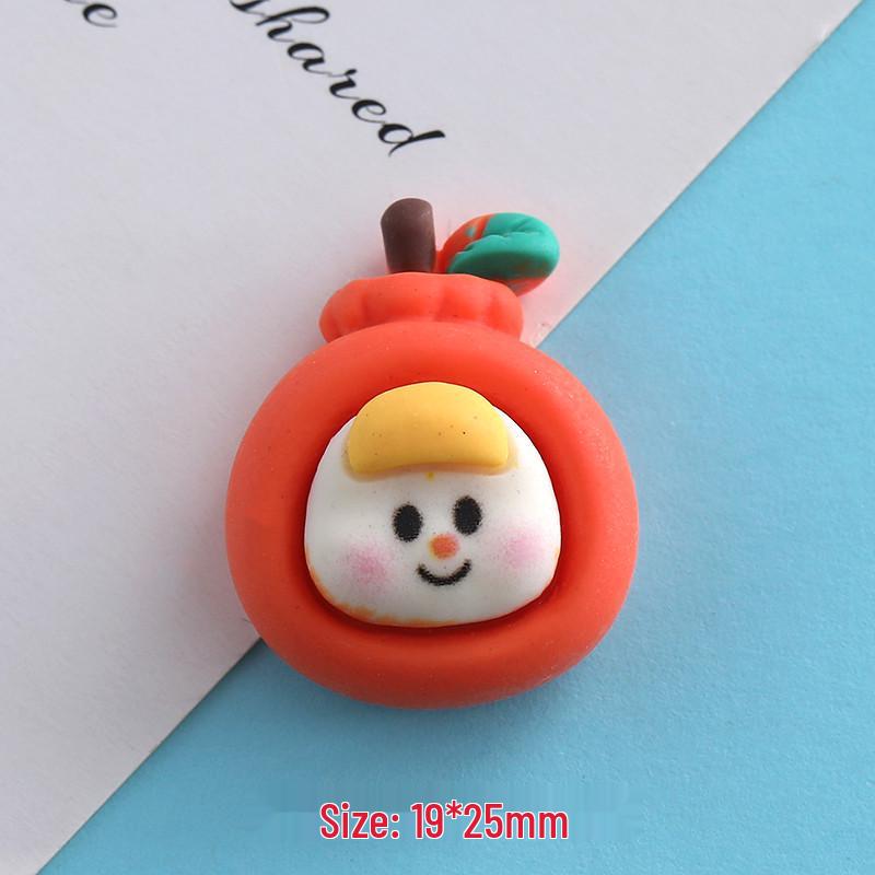 Cute Cartoon Fruit Resin Ornaments: DIY Charms for Phone Cases, Crocs, and Hair Clips