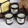5*6 Bright Black Glass Aromatherapy Candle Home Creative Fragrance Gift Without Candle Decoration