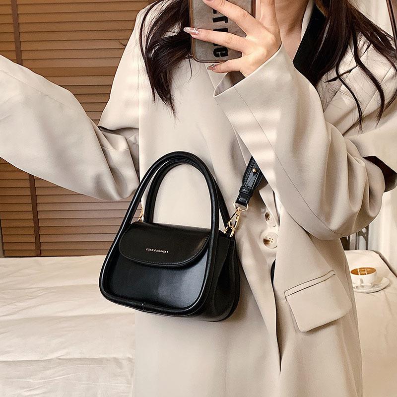 Foreign Style Portable Small Bag Women's Retro Simple Texture Messenger Women's Bag Trendy Fashion Niche Shoulder Bag