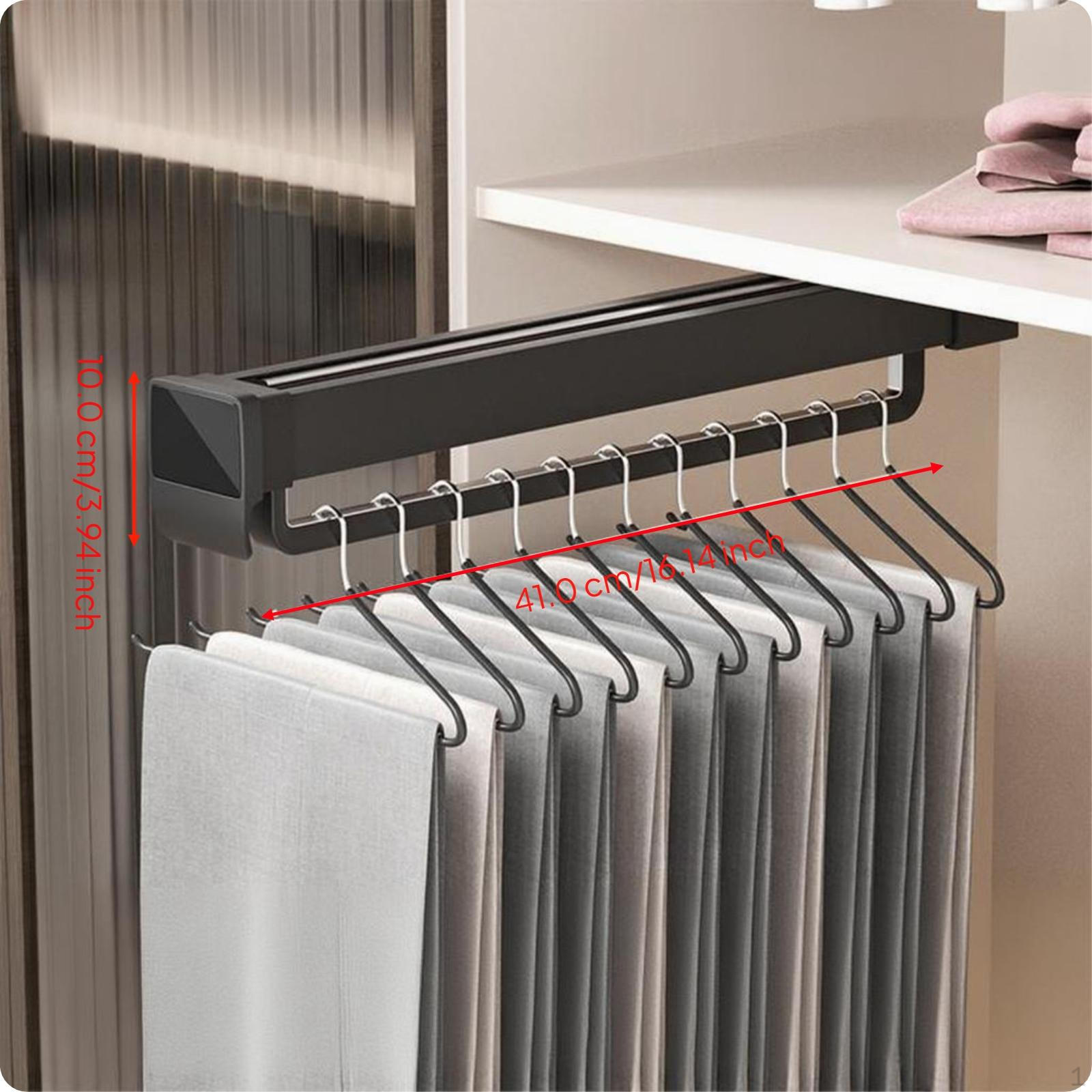 Pull extendable Pants Rack, Telescopic Sliding