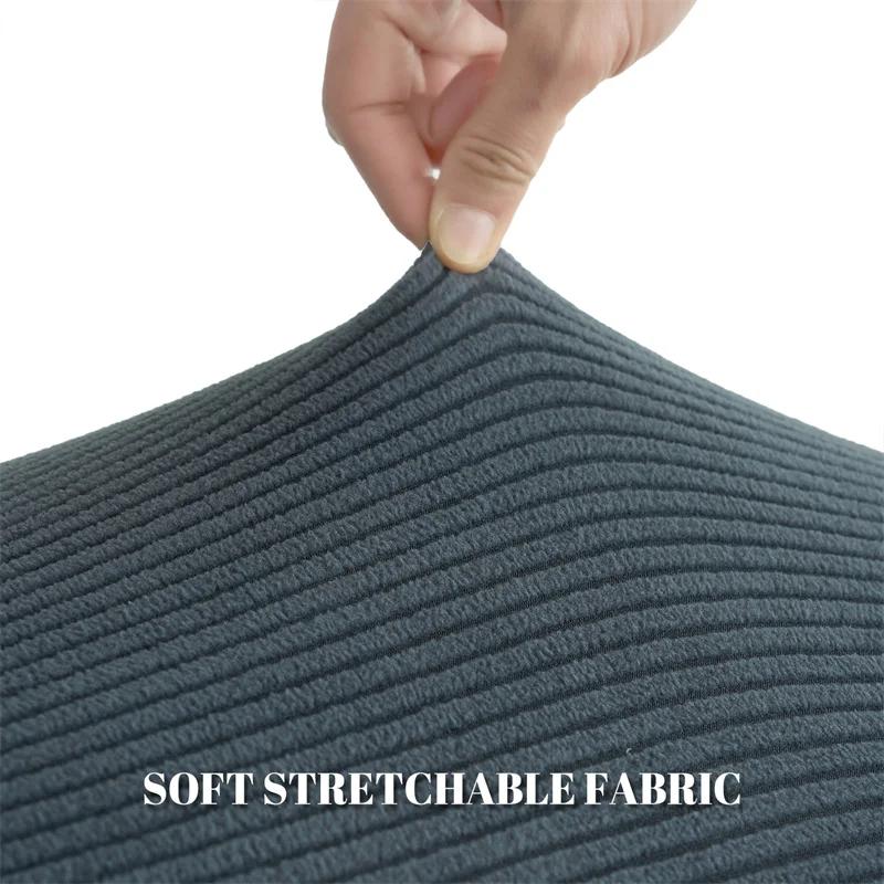 1/2/4/6Pcs Dining Shell Chair Cover Solid Color Stretch Jacquard Armless Chair Slipcover Low Back Seat Covers For Living Room