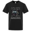 Mens HighQuality Cotton TShirt  Funny Cool Cat Graphic Print Casual Daily ShortSleeve Tee Soft Comfortable Mens Top