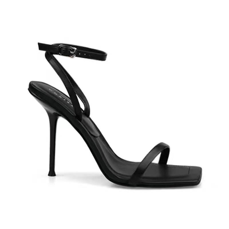 Stiletto Sandals with Buckle Straps for Women Shallow Mouth Party Sandals Fashion Open Toe 2025 New Hot Selling Women's Shoes