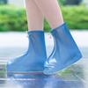 Reusable Waterproof Shoe Covers Non Slip Rain Shoe Covers Zippered Shoe Protectors with Drawstring for Men Women Outdoor
