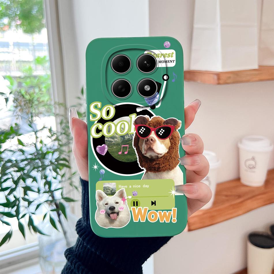 For Poco M8 Pro Case Cute Design Shockproof Phone Protector Soft Liquid Silicone High Quality Back Cover For Poco M 8 M8Pro Capa