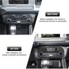 Center Air Conditioner Switch Panel Cover Trim For Ford Bronco 21+ Carbon Fiber