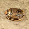 1 buc Statuetă Scarabe Egiptean Mic Sculptură Gândac Antic Ornament Artizanal din Rășină Animal al Bogăției Decor Renaștere