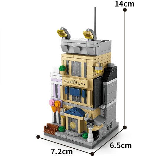 House Building Blocks Mini City Store Street View Snack Street Children'S Toys Boys And Girls Gifts Compatible With