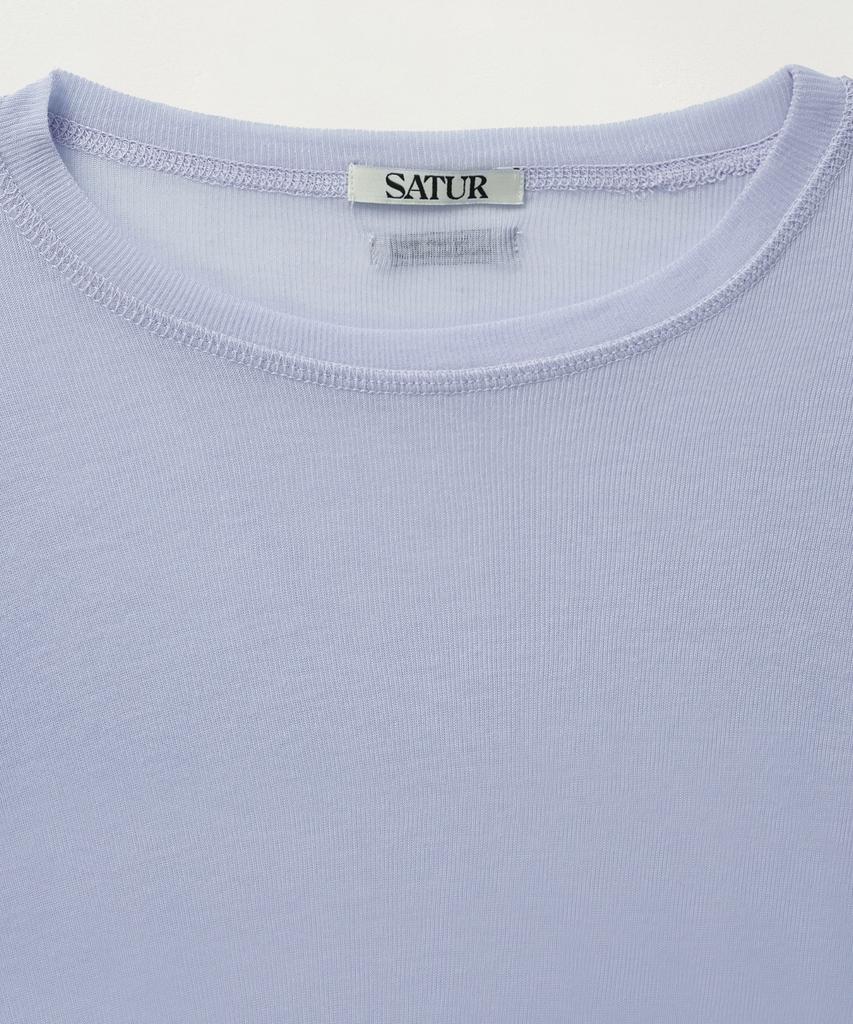 Seteo (W) Slim Fit Layered Long Sleeve Sky Blue