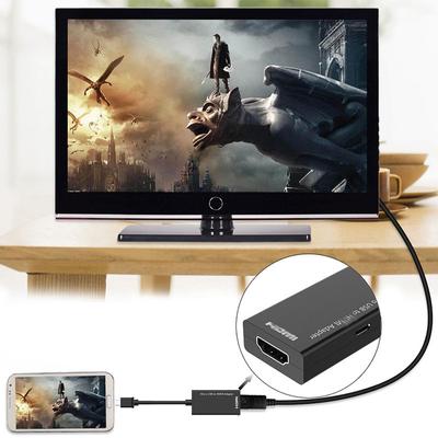 Adaptérový kábel micro USB samec na HDMI samicu pre mobilný telefón Tablet TV