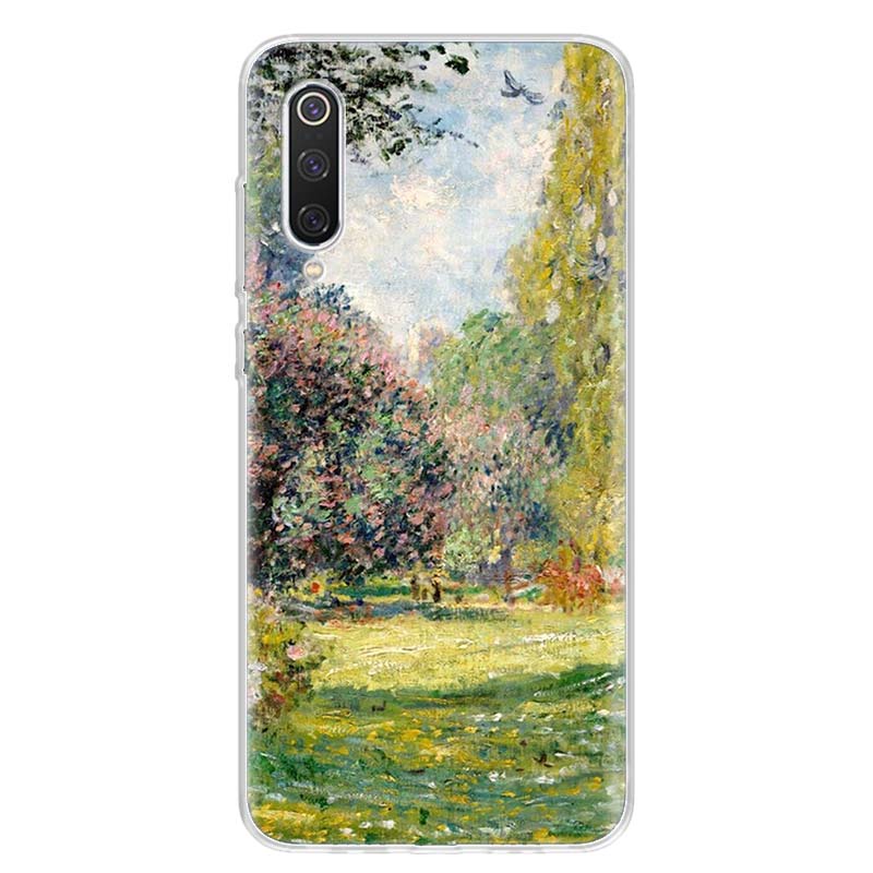 

Hot Claude Monet Garden Lotus Bridge Cover Phone Case For Xiaomi Redmi Note 14 13 12 12S 11 Pro Plus 11S 10 10S 11T 11E Soft Tra Redmi Note 12S