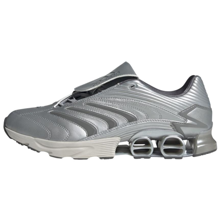 Adidas Predator Megaride Silver Metallic Unisex Sneakers Grey-Two Grey-Four JS1555