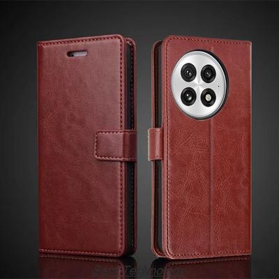 Card Holder Cover Case for Oneplus 13 1+13 Oneplus13 Pu Leather Flip Cover Retro Wallet Phone Case Business Capa Fundas Coque