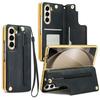 RFID Blocking Card Slot Kickstand Phone Cover with Stylus Holder for for Samsung for Galaxy Z Fold6 5G PU+PC Mobile Phone Case