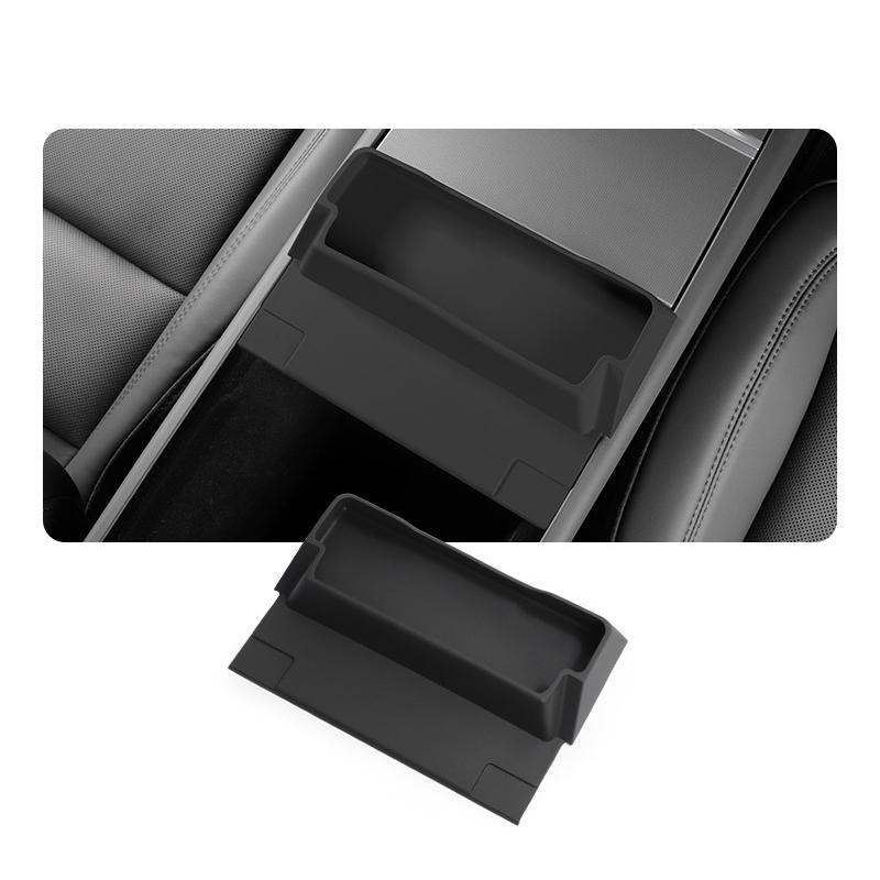 Hot Sale For New Model Y Juniper 2025+ Launch Car Glasses Tray Center Console Armrest Storage Box Organizer Interior Accessories