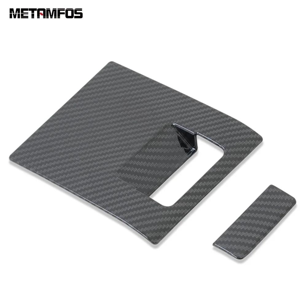 For Toyota Camry 2018      Carbon Fiber Storage Glove Box Door Handle Bowl Cover Trim Interior Accessories