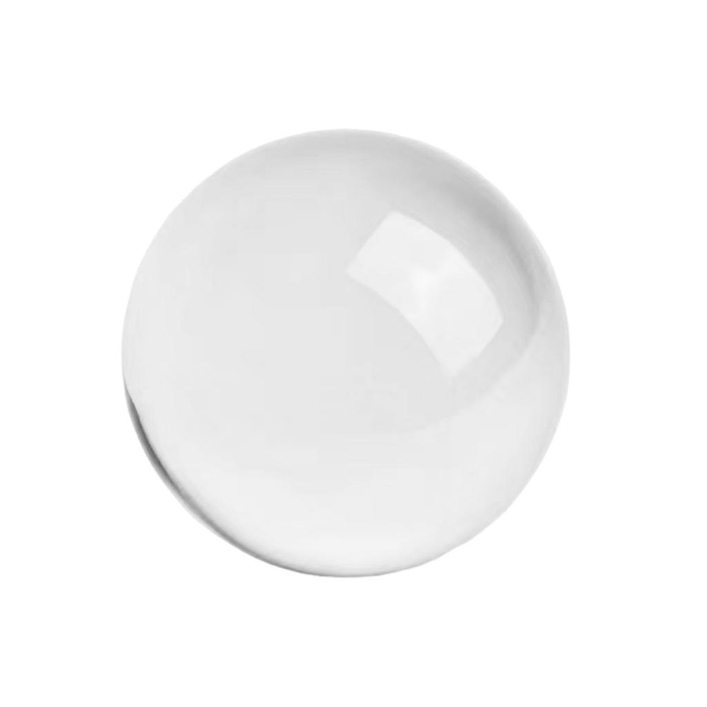 30 40 50cm Clear Glass Crystal Ball K9 Deck Figurines Decor Solid Clear Crystal Balls Photography Accessories