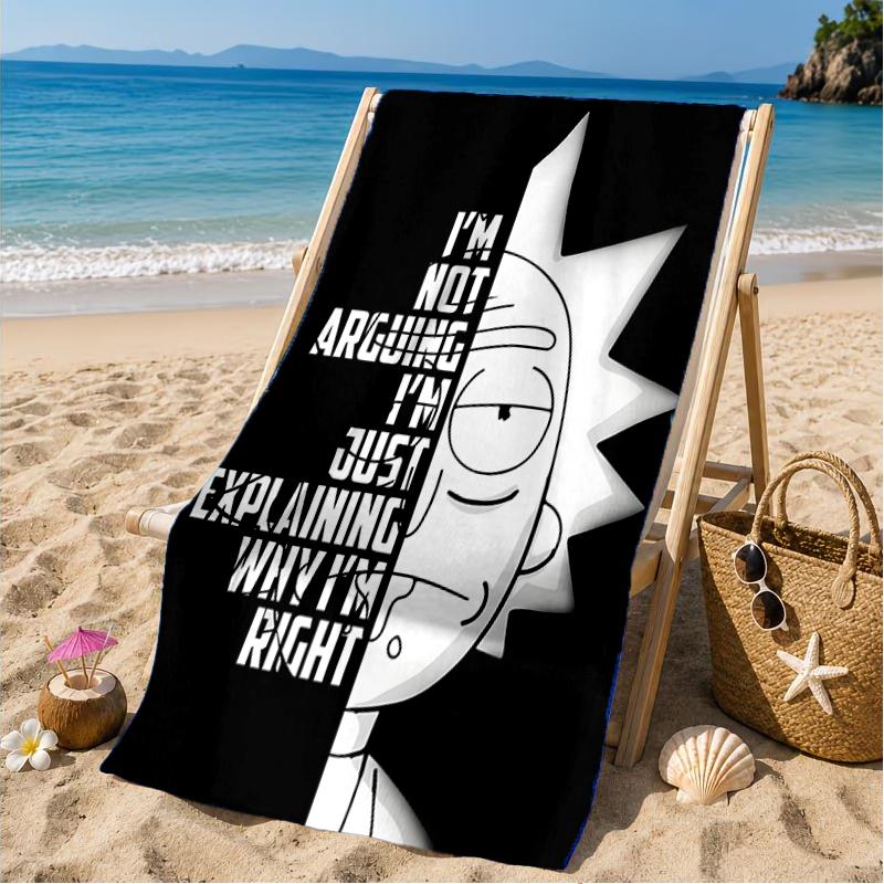 Monster Scientist Beach Towel, Microfiber Beach Towel, Perfect For Pool, Beach, Travel, Home Decor Beach Party Fan gifts