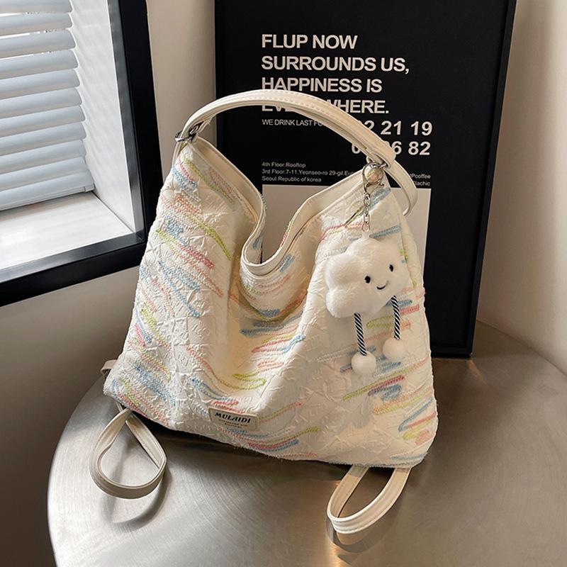 Bag Women'S Bag Fashion Versatile Shoulder Bag Trendy Light Play Backpack Underarm Bag