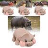 Adorable Hippo Plush Toy Cozy Bed Hugging Pillow Perfect For Sleeping And Cuddling