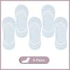 10 Pieces = 5 Pairs Women Invisible No Show Nonslip Loafer Socks Boat Liner Cotton Socks Comfortable Ankle Socks