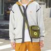 Converse Stoff Schultertasche, Crossbody Tasche Regular Unisex Armeegrün 10022712-A01